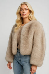 Icónica marca de lujo de la Semana de la Moda de la calle Gardient Cropped