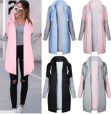 Womens Long Sleeve Hooded Cardigan-1