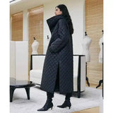 Quilted Long Winter Coat for Women-1