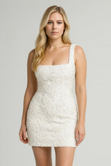 Mujer Elegante Top de tubo con empalme Jersey Color sólido Blanco / XL