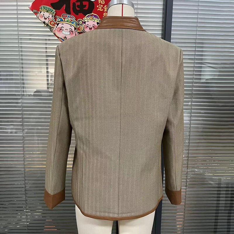 Retro Color Block Jacket