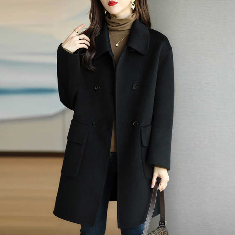 Slim Woolen Coat, Modern Cut