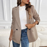 Timeless Houndstooth Suit Jacket