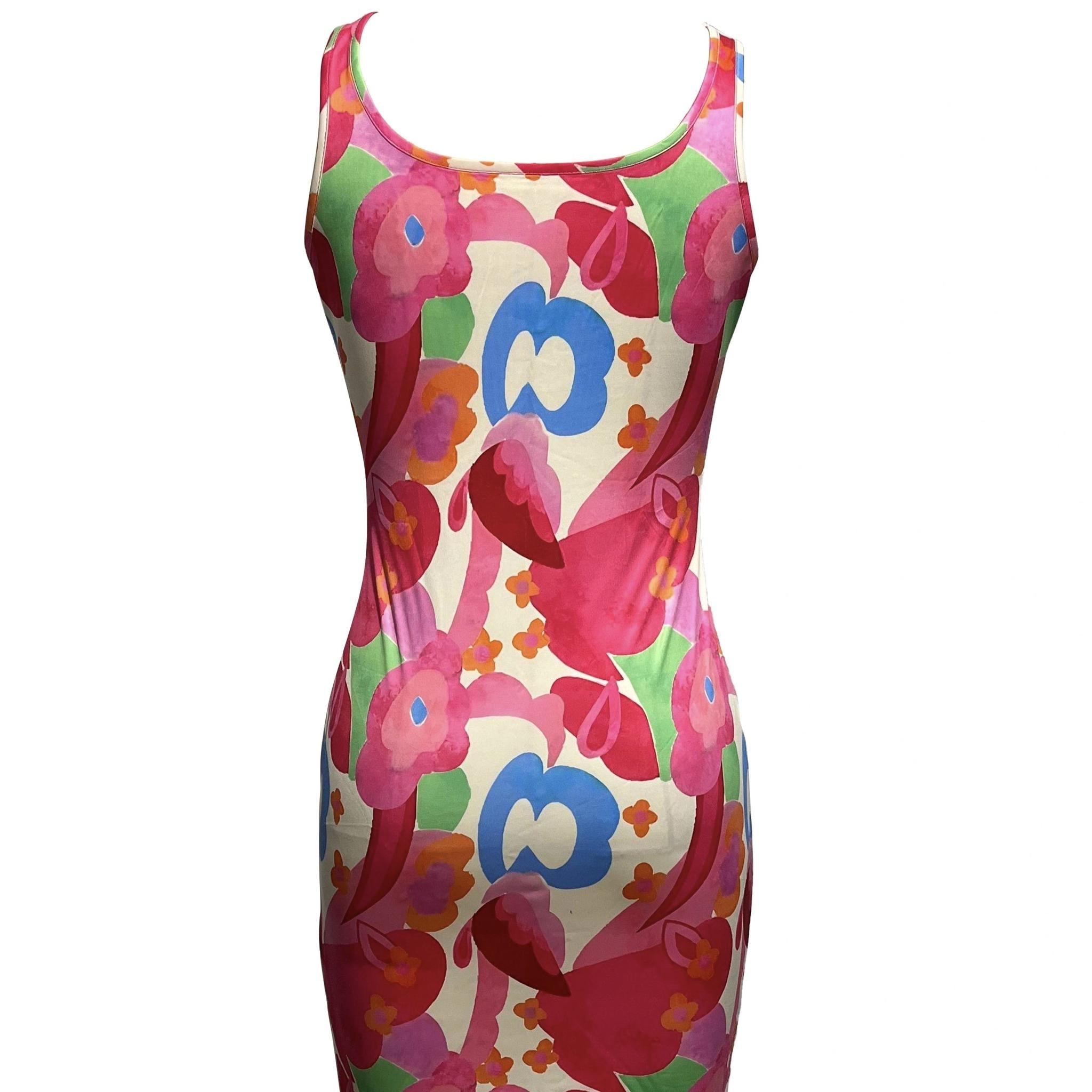 Ladies' Printed Waist-Cinching U-Neck Dress – Casual & Figure-Hugging