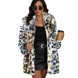 Chic Fluffy Faux Fur Winter Coat