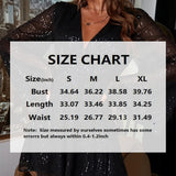 Sequin V-Neck Midi Party Dress