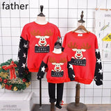 Children's Christmas sweater-Red-2