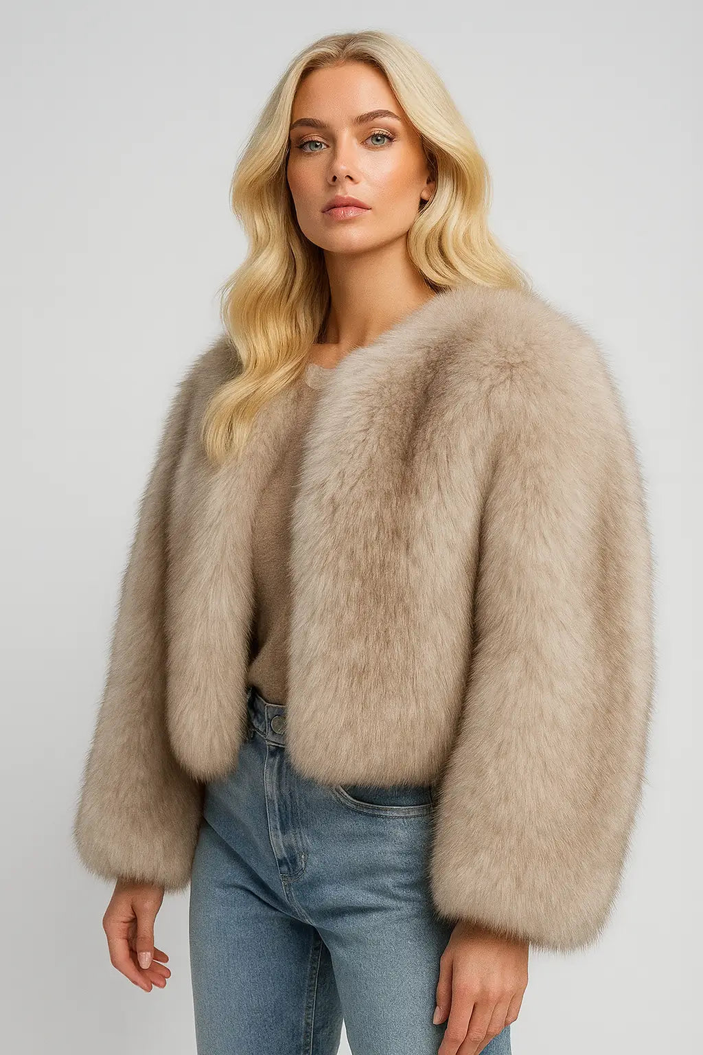 Icónica marca de lujo de la Semana de la Moda de la calle Gardient Cropped