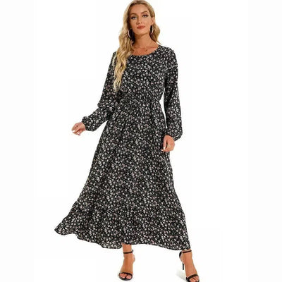 2023 Sping Summer Bohemian Women Maxi Dress Casual Long-9-15