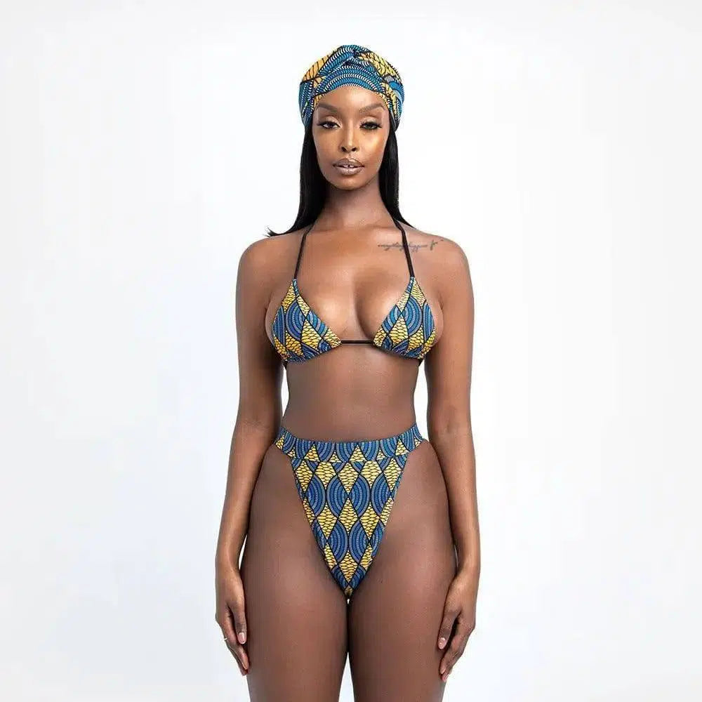 African Bikini African Swimsuit American Bikini Swimsuit-2