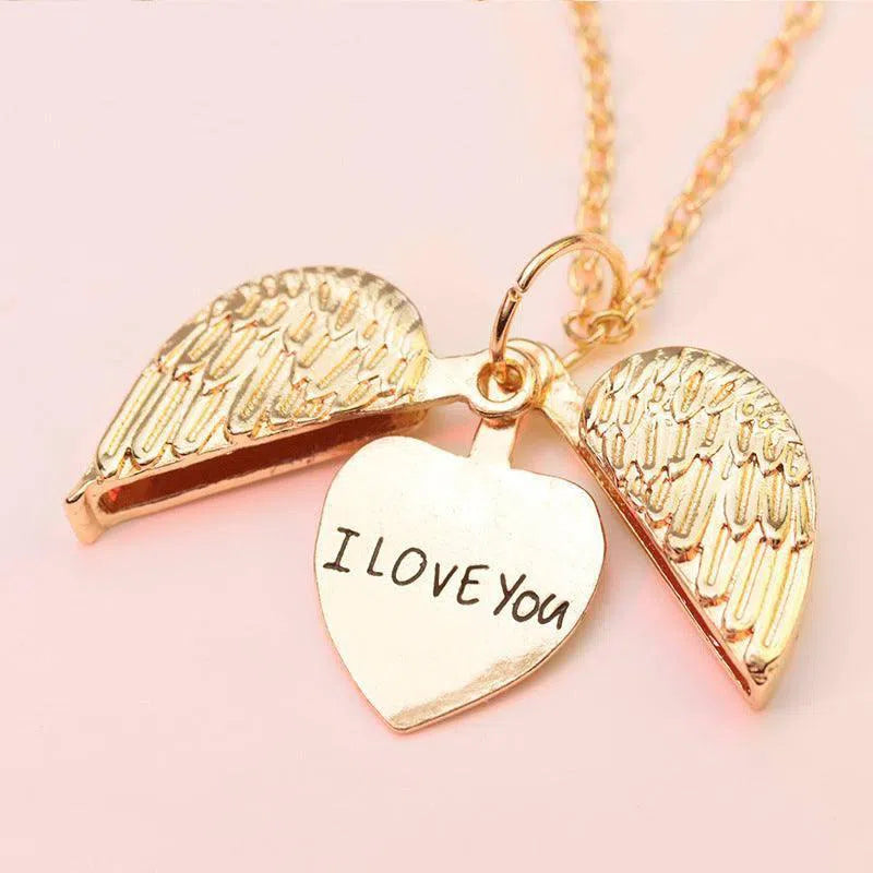 Ornament European And American Women's Fashion Necklace Open Box Letters-2