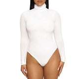 Base Base Women's Turtleneck Long Sleeve Slim Fit Jumpsuit-S-6