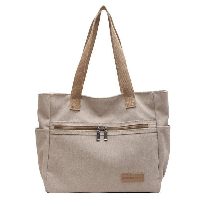 Canvas Shoulder Bags Women's Totes Handbag-5