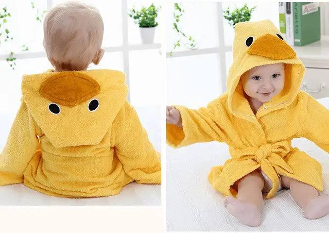 Cartoon Cute Animal Modeling Baby Bath Towels Baby Bathrobes-Yellowduck-5