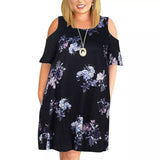 Big size 9XL Dress for Fat MM 2023 Woman Summer dress Loose plus size dresses off the shoulder women clothing 9XL dress vestidos-3