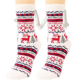 Christmas Supplies Coral Fleece Tube Socks Warm Slipper Bed-Figure 32-33