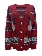 Christmas Sweaters Cardigan Coat-4