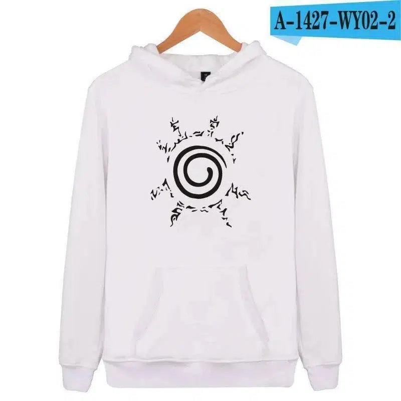 Cloud Print Hoodie - Ultimate Comfort & Style-White a-4