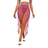 Colorful Little Mermaid Fin Mermaid Digital Print Hip Lift-B2421022-11