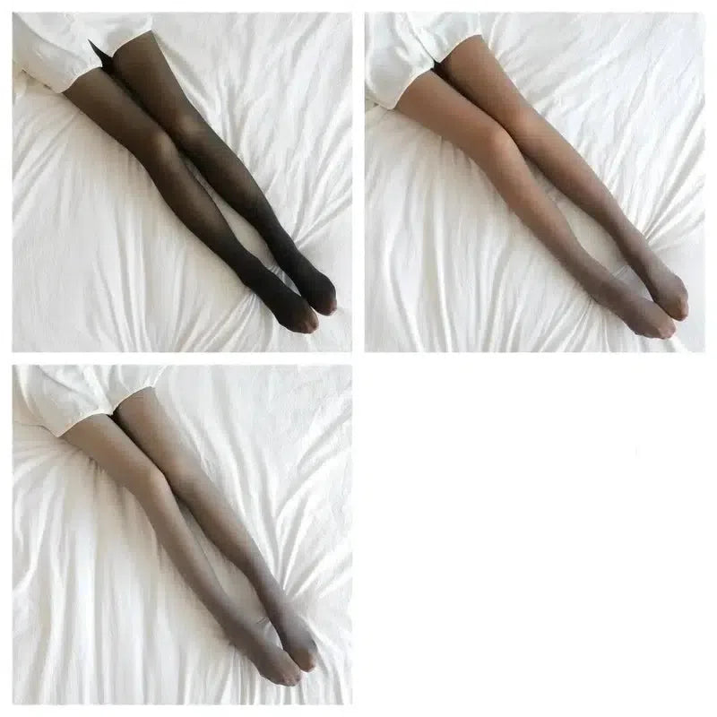 Fleece Lined Tights for Dark Skin-3pcs set with feet-26