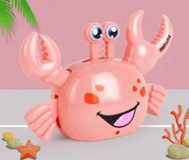 Crab Toy Will Climb Children'S Electric Stunt Simulation-Pink-4