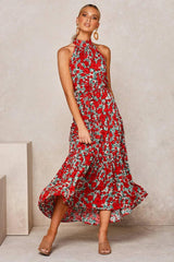 Summer Long Dress Polka Dot Casual-13