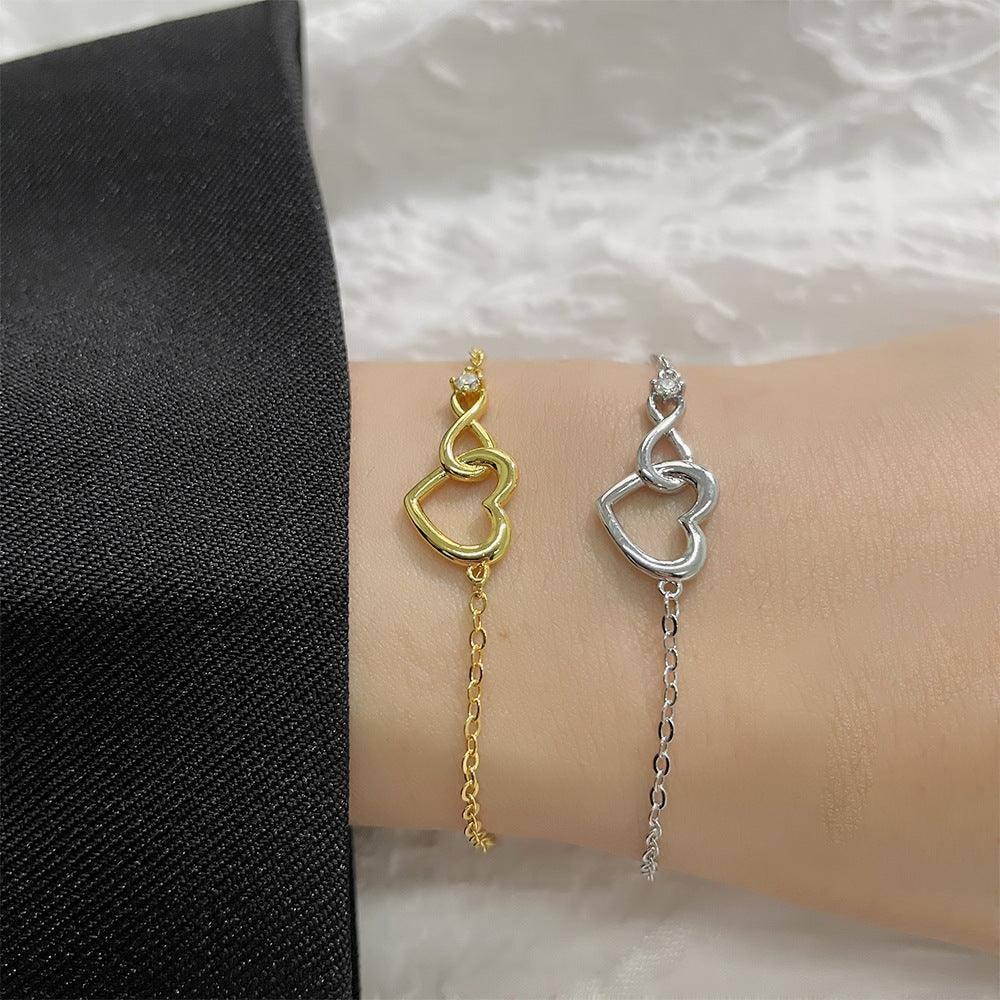 Elegant Heart Charm Bracelets for Women-6