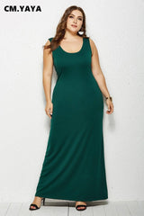 Elegant Plus Size Maxi Dress for Women-5