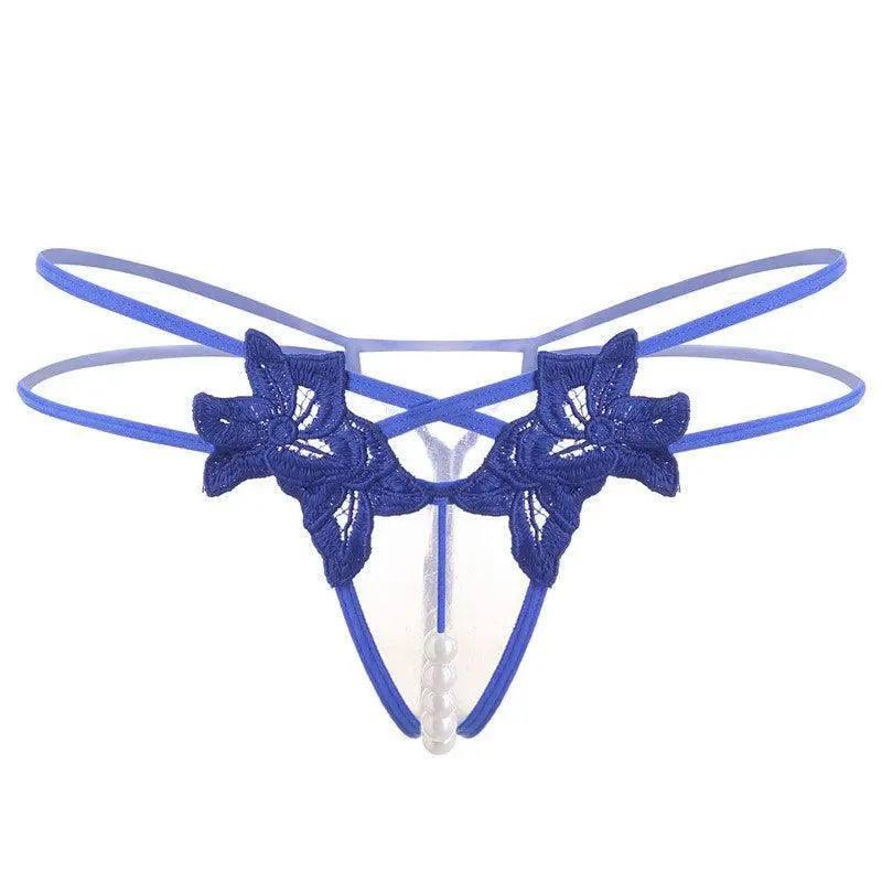 Lingerie Embroidered Women's Thong-3