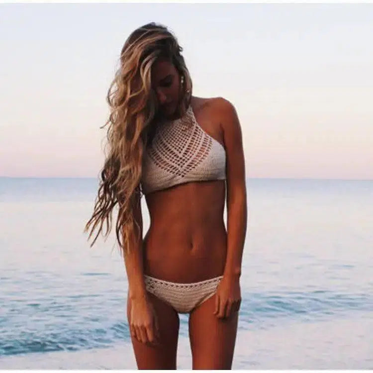 Europe explosion hook hand woven suit sexy bikinis beach-1