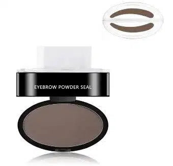 Eyebrow Powder Stamp Tint Stencil Kit Cosmetics Professional-Lightbrown-13