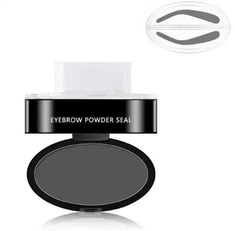 Eyebrow Powder Stamp Tint Stencil Kit Cosmetics Professional-Grey-5