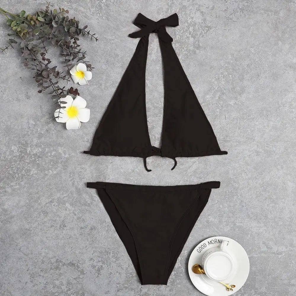 Fashion Bikini European And American Sexy Bikini Solid-S-2