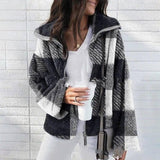 Fashionable And Versatile Woolen Coats In Contrasting Colors-4