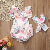 LOVEMI - Floral Ruffled Set Infant Casual Trend Cute Little Floral