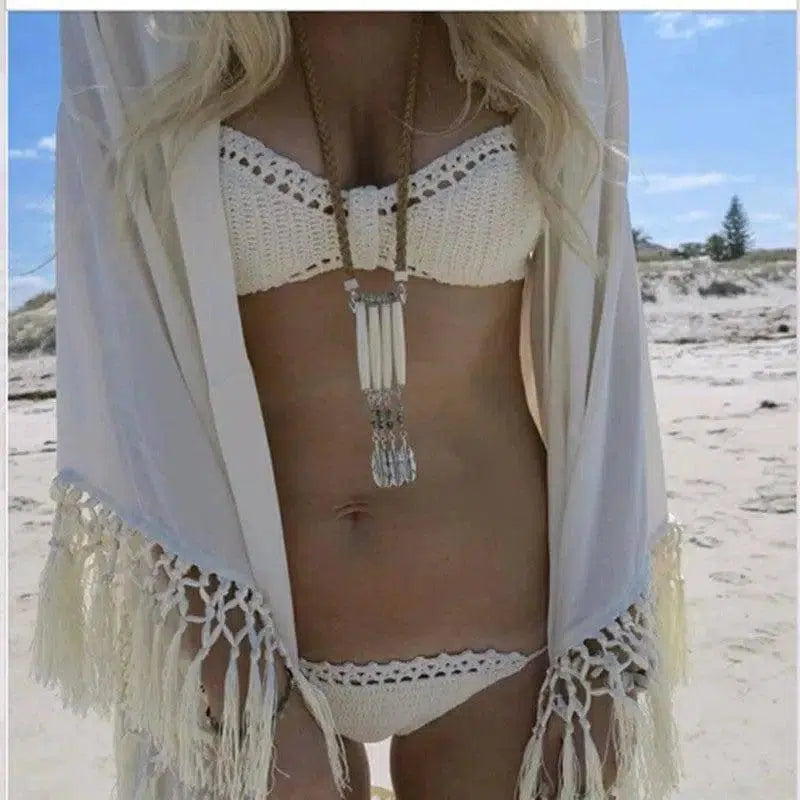 foreign trade explosion hook hand woven suit bikinis-3