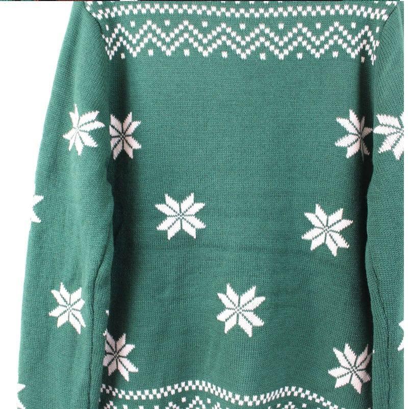 Green christmas sweater-3