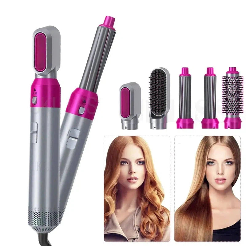 Hair Dryer Brush 5 In 1 Electric Blow Dryer Comb Hair-1