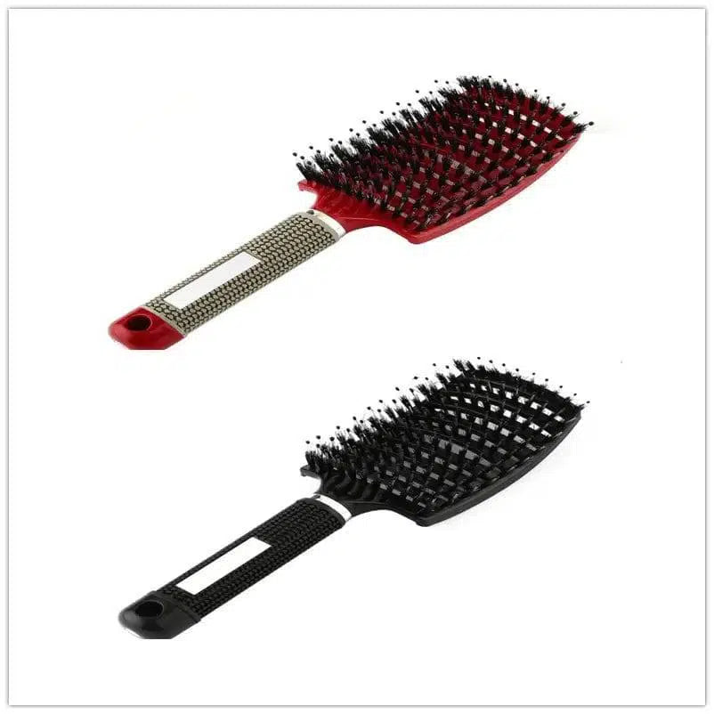 Hairbrush Anti Klit Brushy Haarborstel Women Detangler Hair-7-12