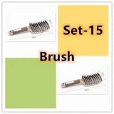 Hairbrush Anti Klit Brushy Haarborstel Women Detangler Hair-Set15-23