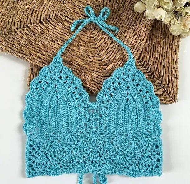 Hand crocheted bikini-9