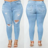 High-elastic slim jeans-2