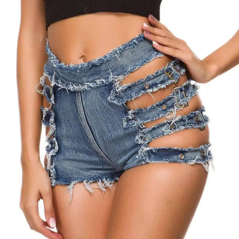 LOVEMI - Hot pants summer cut sexy jeans