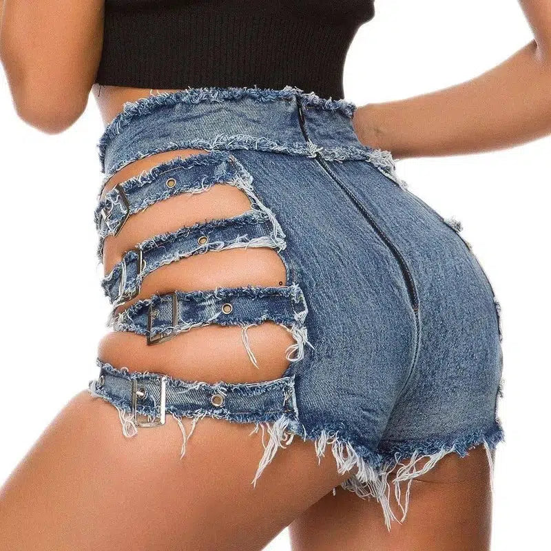 LOVEMI - Hot pants summer cut sexy jeans