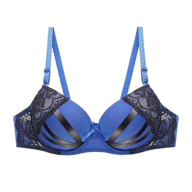 Julexy Push Up Women Bras Lace Underwear B C Cup-4