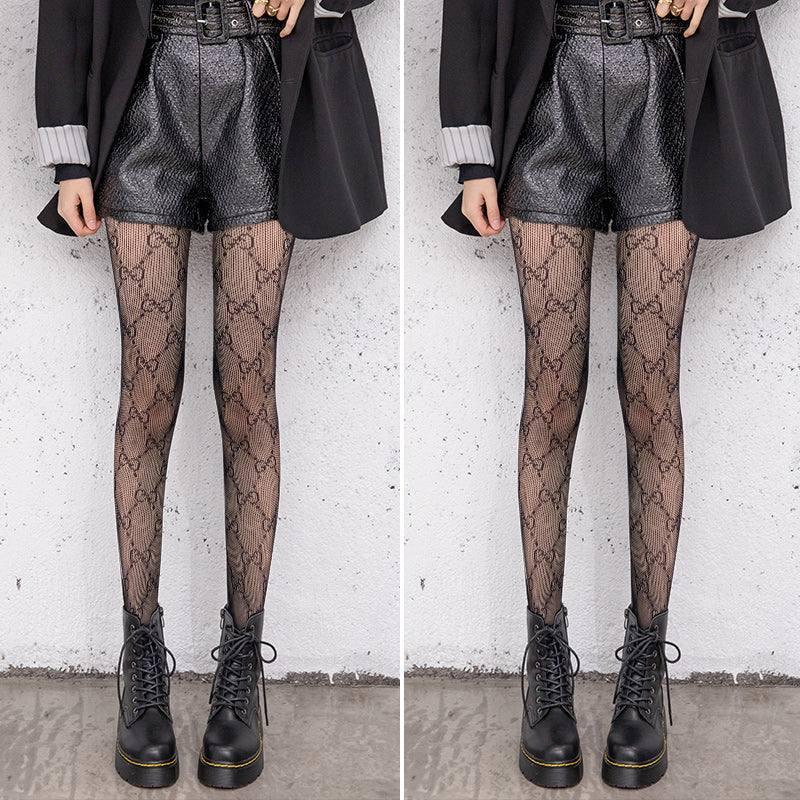 Light Leg Artifact Flesh Color Net Red Summer Jk Black Ins-O-15