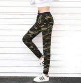 LOVEMI - Lovemi - Belted camouflage pencil pants