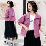 LOVEMI - Lovemi - BF Short Denim Jacket With Long Sleeves