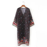 Floral Kimono Cardigan for Women-Original color-2