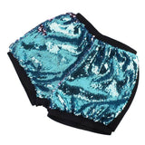 Female sequin shorts-Bluepink-16